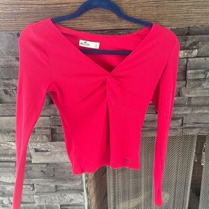 Red Hollister shirt